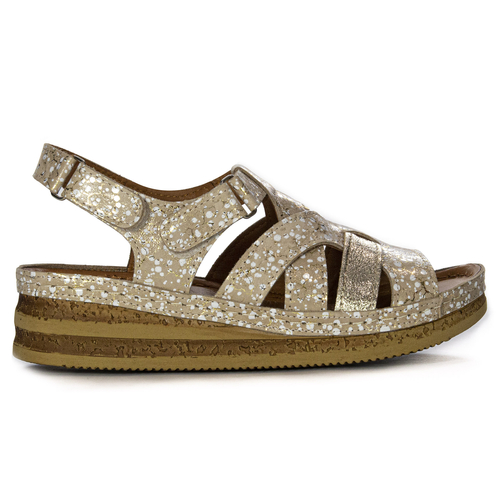 Maciejka Gold Sandals L4490-25/00-1