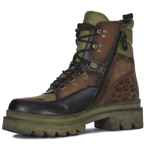 Maciejka Green Boots 06734-09/00-8