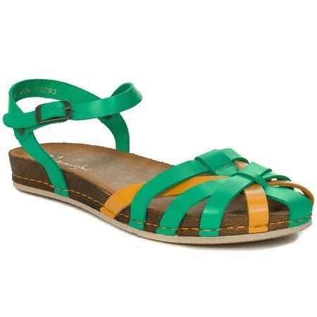 Maciejka Green & Yellow Sandals