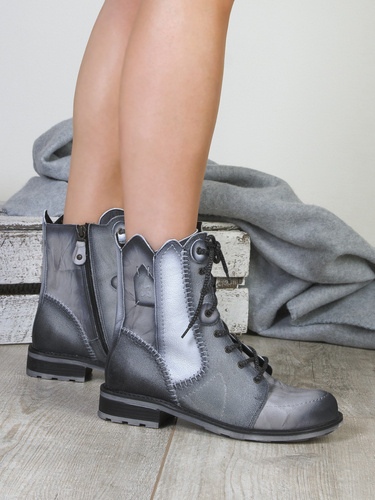 Maciejka Grey Boots 06719-03/00-8