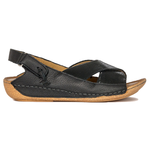 Maciejka Leather Black Ombre women's Sandals