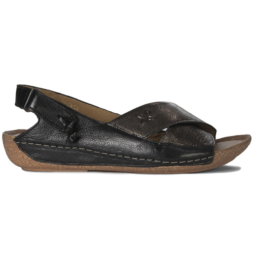 Maciejka Leather Black Women's Sandals 00994-63/00-5