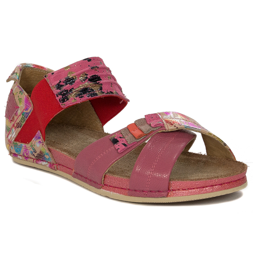 Maciejka Leather Pink Women's Sandals