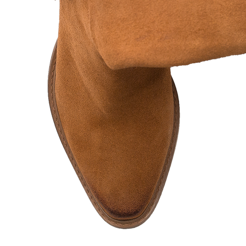 Maciejka Light Brown Knee-High Boots 05774-10/00-6