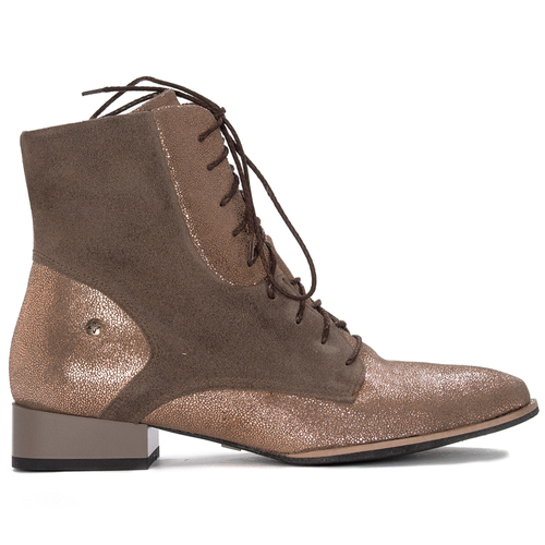 Maciejka Light Brown Leather women's Boots 6193A-14/00-8