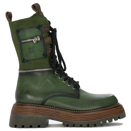 Maciejka Light Green Boots 05312-09/00-6