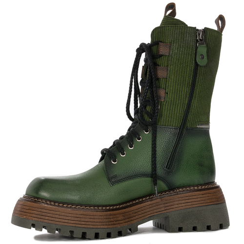 Maciejka Light Green Boots 05312-09/00-6