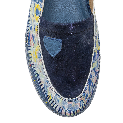 Maciejka Navy Blue Ballerina Shoes 05434-17/00-5
