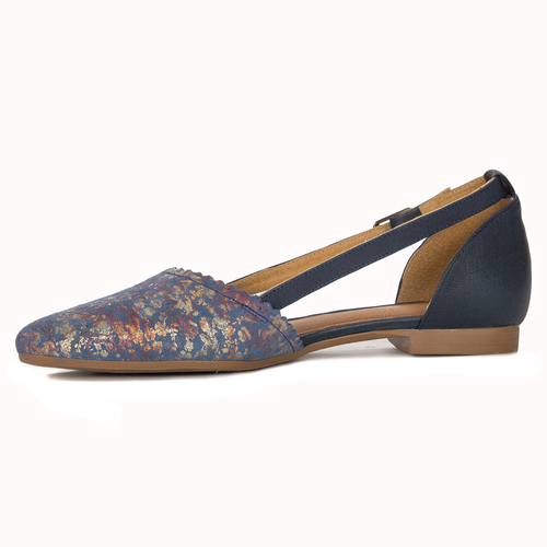 Maciejka Navy Blue Flat Shoes 4972A-17/00-5