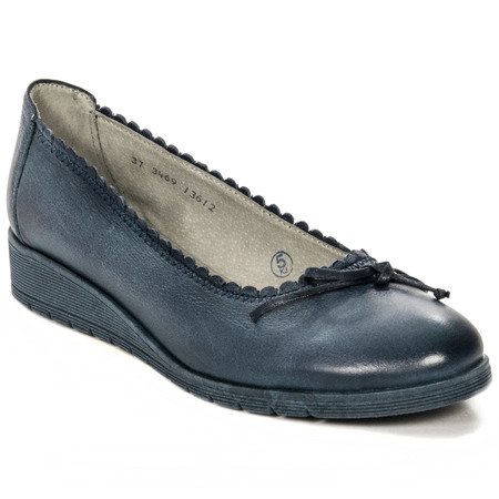 Maciejka Navy Blue Low Shoes 03469-17/00-5