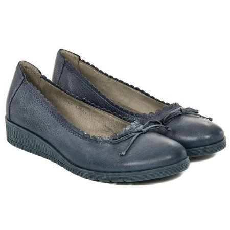 Maciejka Navy Blue Low Shoes 03469-17/00-5