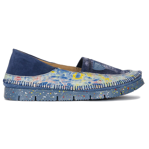 Maciejka Navy Blue Low Shoes 05434-17/00-5