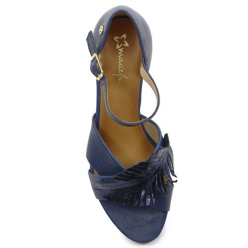 Maciejka Navy Blue Sandals 06549-17/00-5