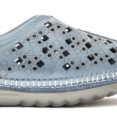 Maciejka Navy Flat Shoes 4048A-17/00-0