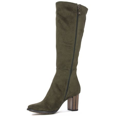 Maciejka Olive Knee-High Boots