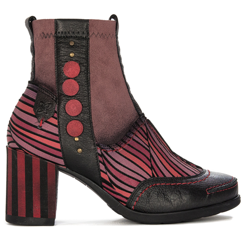 Maciejka Red & Black Boots 06117-08/00-7