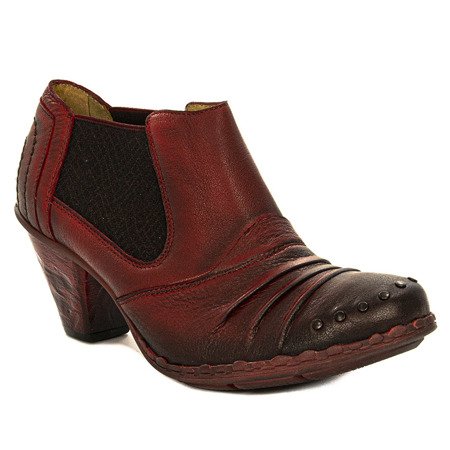 Maciejka Red Flat Shoes 02600-08/00-5