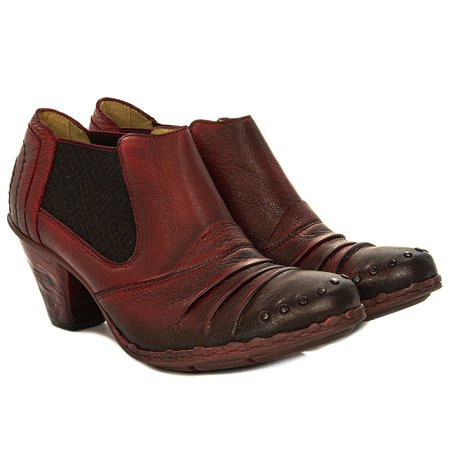 Maciejka Red Flat Shoes 02600-08/00-5