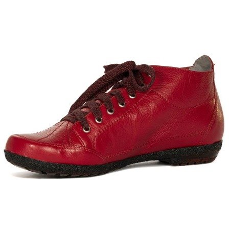 Maciejka Red Low Shoes 0904C-08/00-7