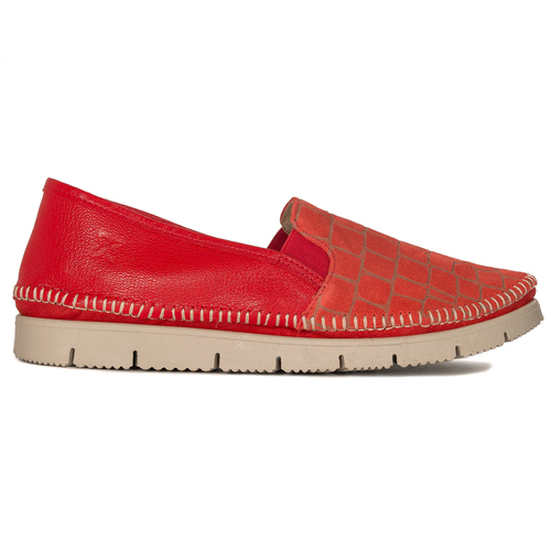 Maciejka Red Low Shoes 3512W-12/00-5