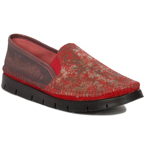 Maciejka Red Low Shoes 3512W-21/00-5