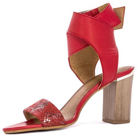 Maciejka Red Sandals 03597-08/00-5