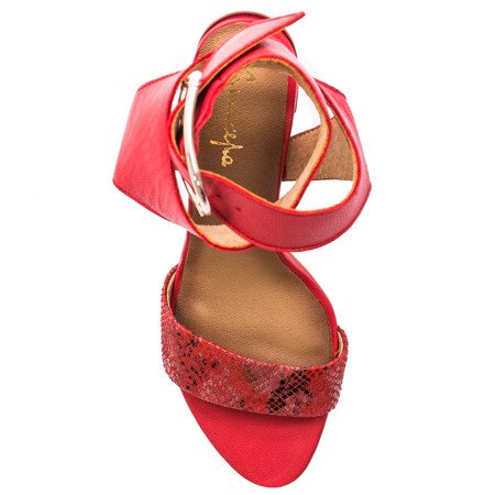 Maciejka Red Sandals 03597-08/00-5