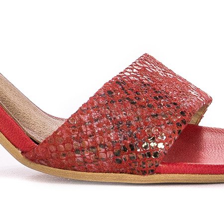 Maciejka Red Sandals 03597-08/00-5