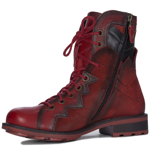 Maciejka Red Warmed Boots