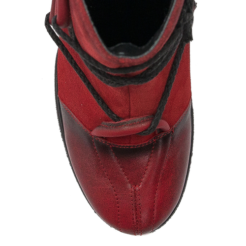 Maciejka Red women's Boots 05605-08/00-7