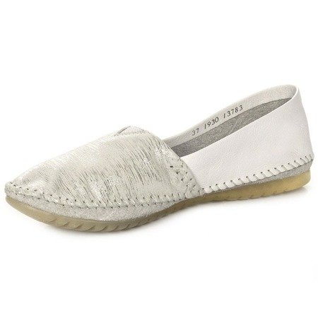Maciejka Silver Low Shoes 01930-05/00-0