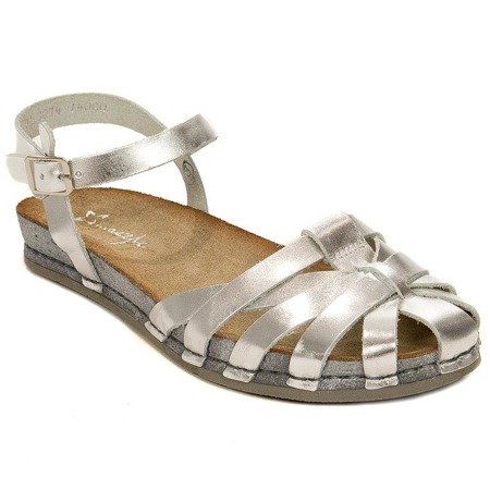 Maciejka Silver Sandals 03074-35/00-0