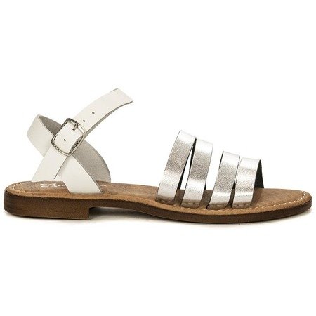 Maciejka Silver Sandals IT005-01/00-0