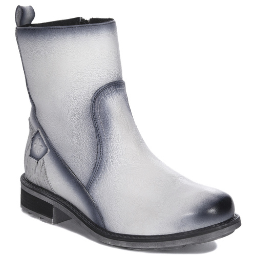 Maciejka White + Black Boots 06560-11/00-8