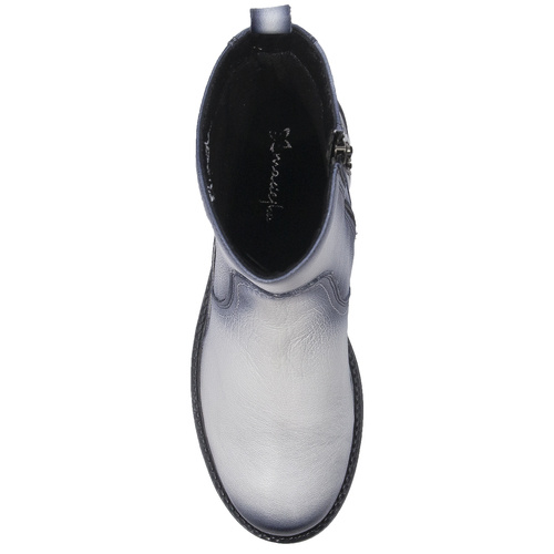 Maciejka White + Black Boots 06560-11/00-8