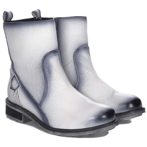 Maciejka White + Black Boots 06560-11/00-8