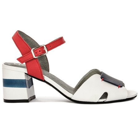 Maciejka White Sandals 04120-11/00-5