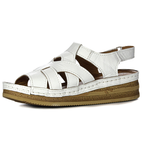 Maciejka White Sandals L4490-11/00-1