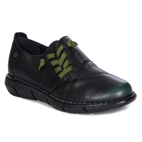 Maciejka Woman's Black Leather Shoes