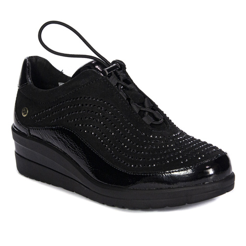 Maciejka Woman's Black Leather Shoes