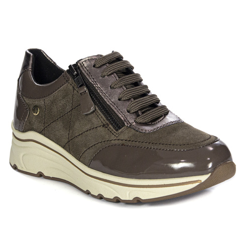 Maciejka Woman's Capuccino Leather Shoes