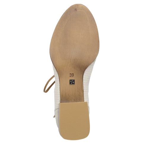 Maciejka Woman's Leather Light Beige Shoes 06452-22/00-5