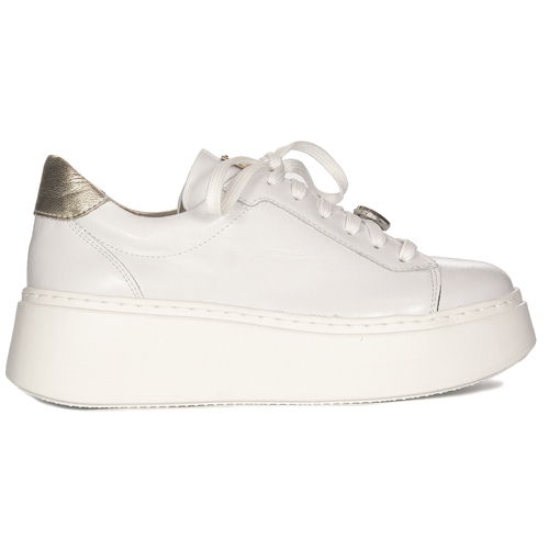 Maciejka Woman's Sneakers White Leather 