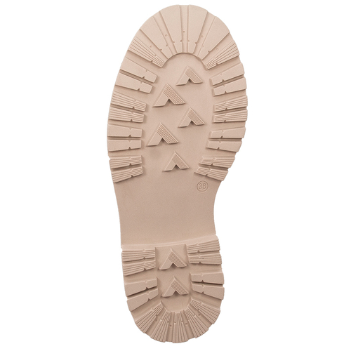 Maciejka Women's Beige + Pistachio Flat Shoes