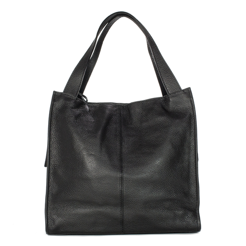 Maciejka Women's Black Leather Handbag C222