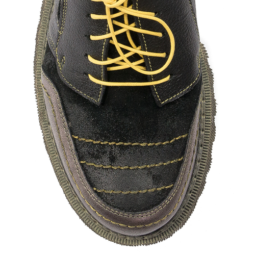 Maciejka Women's Black and Yellow Low Shoes