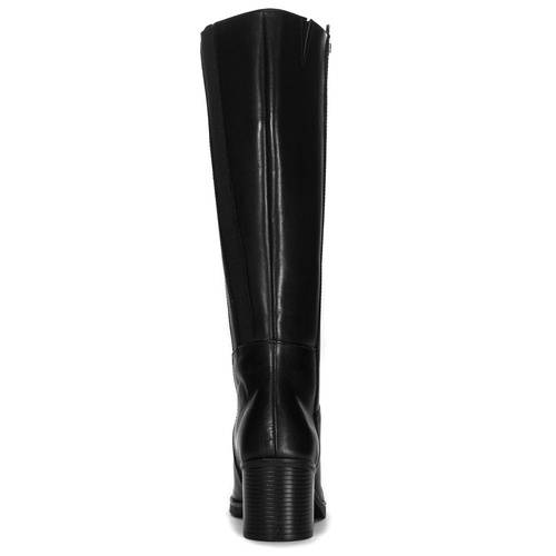 Maciejka Women's Black leather Knee-High Boots 