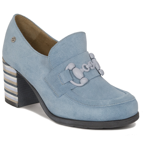 Maciejka Women's Blue Shoes On High Heel