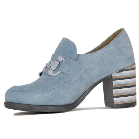 Maciejka Women's Blue Shoes On High Heel