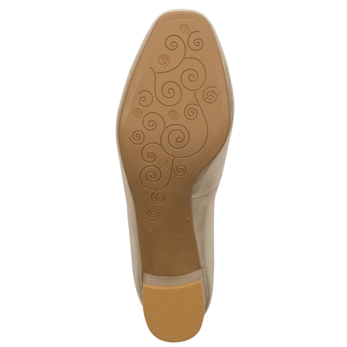 Maciejka Women's Leather Gold Pumps